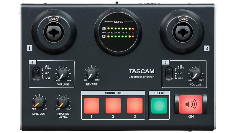 TASCAM MiniSTUDIO Creator US-42b USB Audio Interface image 1