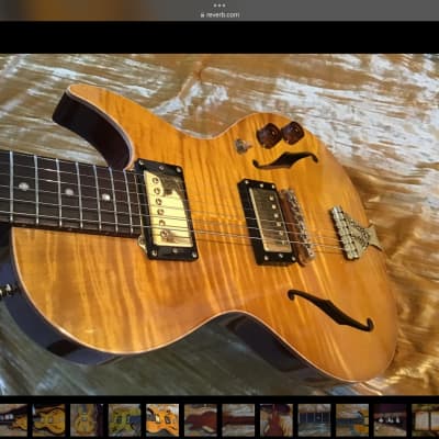 B&G Little Sister Private Build 2017 Lemon Burst Flame Top,Waverly Tuners,Excellent Condition! image 4