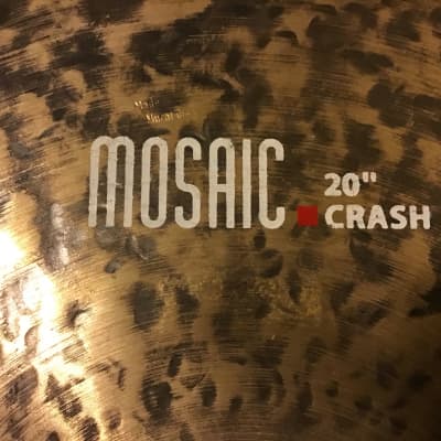 20" Murat Diril Mosaic Crash Cymbal - 1620 Grams - Light Ride - Video image 4