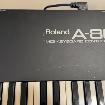 Roland A-80 88-Key MIDI Keyboard Controller 1989 - 1995 - Black