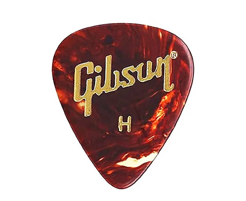Gibson Celluloid Tortoise Heavy Size Guitar Pick Pack 12 Picks image 1