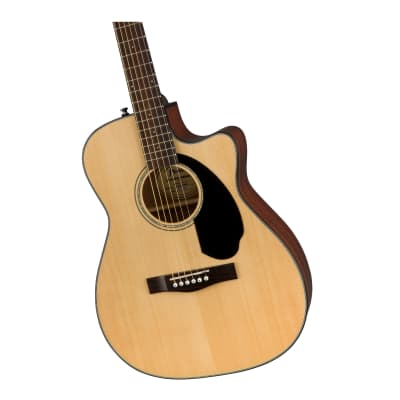 Fender CC-60SCE Concert 6-String Acoustic Guitar (Natural) image 4