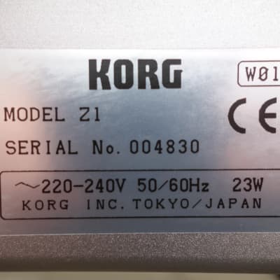 Korg Z1 Synth Japan/1997 (serviced + new battery + manual) image 17