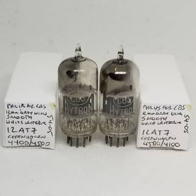 RARE Philips Made For CBS 12AT7 Made In Copenhagen, D Getter
