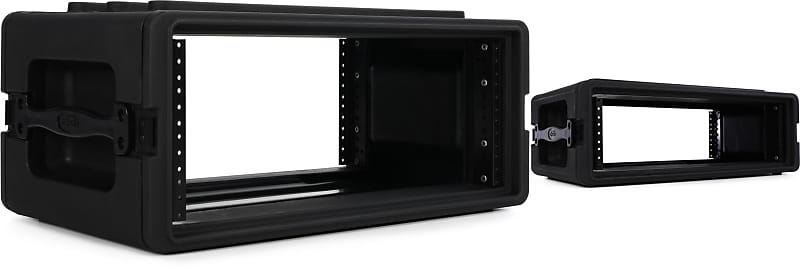 SKB 1SKB-R4S Roto-Molded Shallow 4U Rack Case Bundle with SKB | Reverb