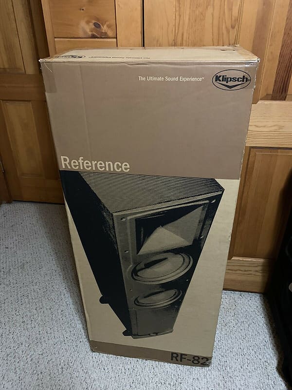 Klipsch IV RF82 Black Tower Floor Speaker w/ Box, Packaging & Manuals image 1