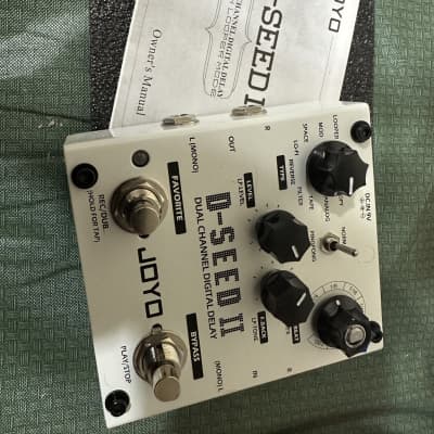 Reverb.com listing, price, conditions, and images for joyo-d-seed-ii-stereo-delay-pedal