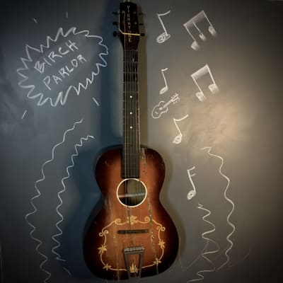 1930-1940’s Vibratone Stencil Parlor Guitar Project image 1