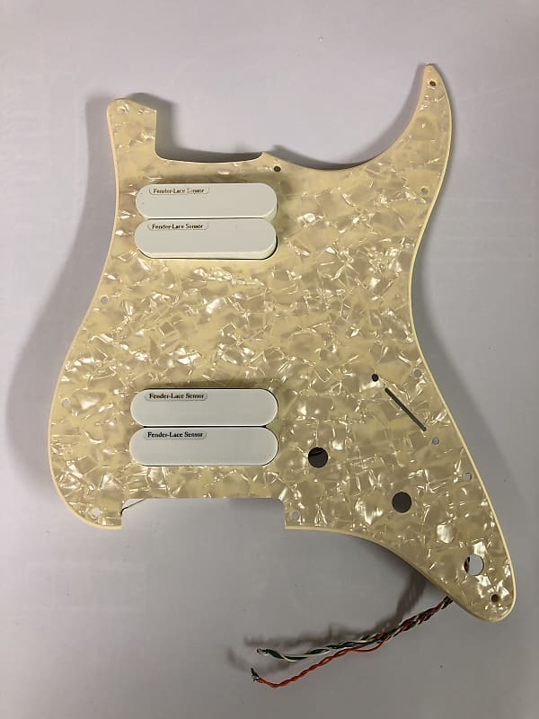 Fender Pickguard For Stratocaster 2015 Cremepearl Reverb 7809