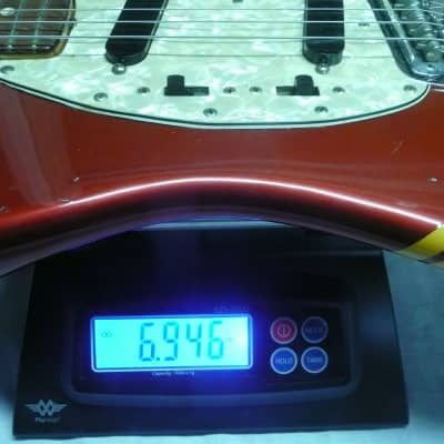 Fender Mustang Guitar with Rosewood Fretboard 1969 - 1973 Competition Red image 15