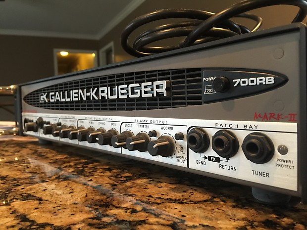 Gallien-Krueger 1001RB-II 700/50W Biamp Bass Head | Reverb