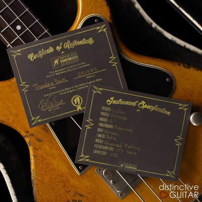 Rock N Roll Relics Thunders Bass Custom - Korina Collection image 14