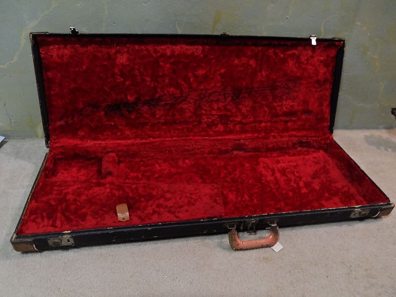 Vintage 1955 Fender Tweed Hardshell Guitar Case Stratocaster Reverb