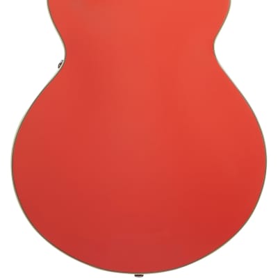 D'Angelico Premier SS Semi-Hollow Electric Guitar Stopbar Tailpiece Fiesta Red, DAPSSFRCSCB image 2
