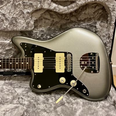 2022 Fender American Professional II Jazzmaster Left-Handed with Rosewood Fretboard Mercury image 1