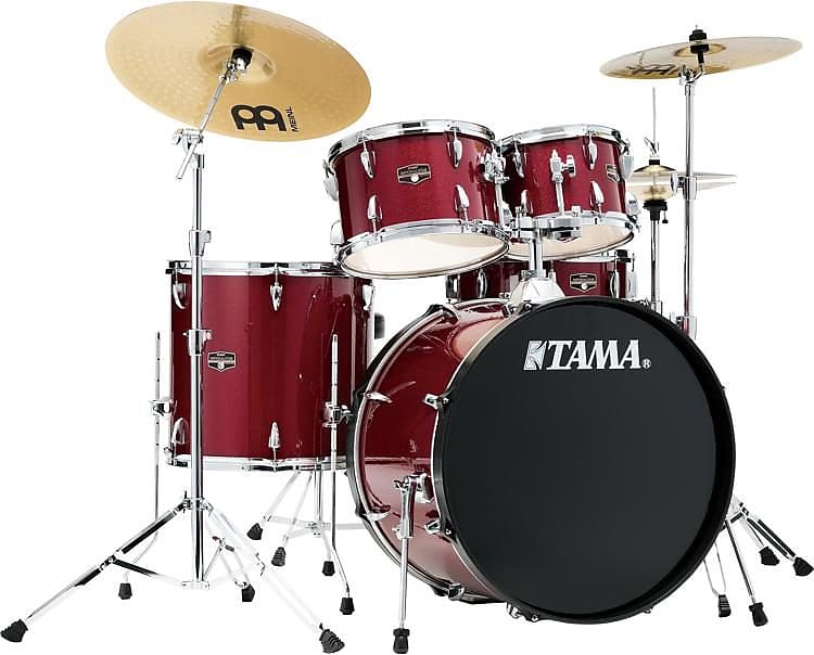 Tama IE52CCPM Imperialstar 5pc Kit w/Cymbals Candy Apple Mist image 1