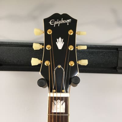 Epiphone J-200 Acoustic Guitar - Aged Natural Antique Gloss image 6