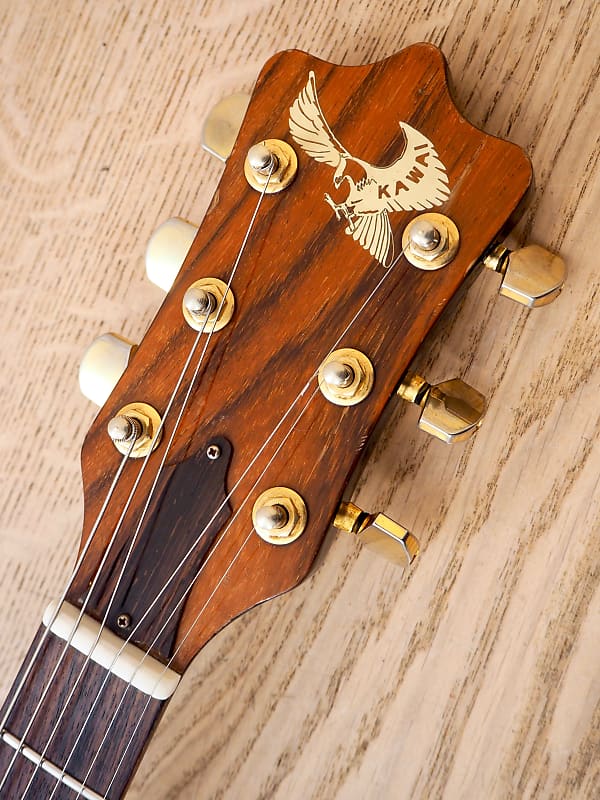 1980s Kawai Z-1 Neck Thru Vintage Electric Guitar Tobacco