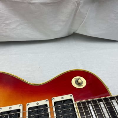 Aria Pro II LP-650 3 pickup Singlecut Guitar MIJ Made In Japan Vintage - Cherry Burst image 4