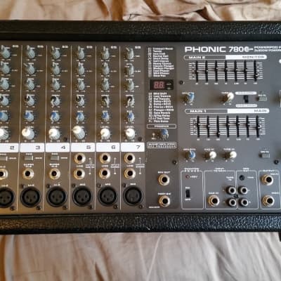 7ch パワードミキサー Phonic powerpod 780 plus Phonic Powerpod 780 Plus Powered Mixer | Musician's Friend