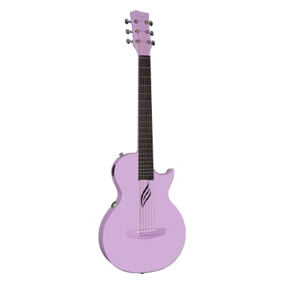 Enya Nova Go SP1 Carbon Fiber AcousticPlus Guitar Purple (1/2 Size) for sale
