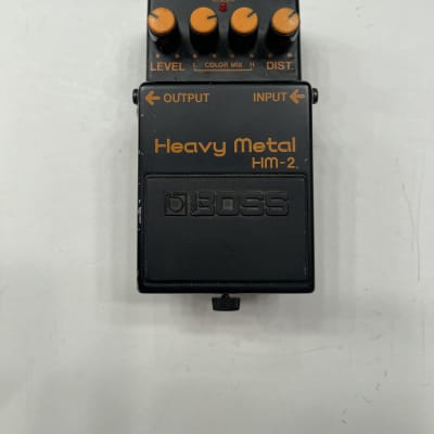 Boss HM-2 Heavy Metal Vintage 80's Black Label Made in Japan | Reverb