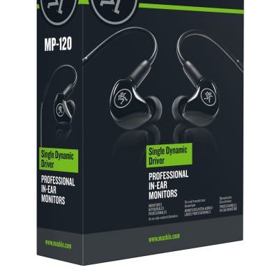 Mackie MP-120 | MP - Single Dynamic Driver Professional In-Ear Monitors  | SMK MP-120 image 3