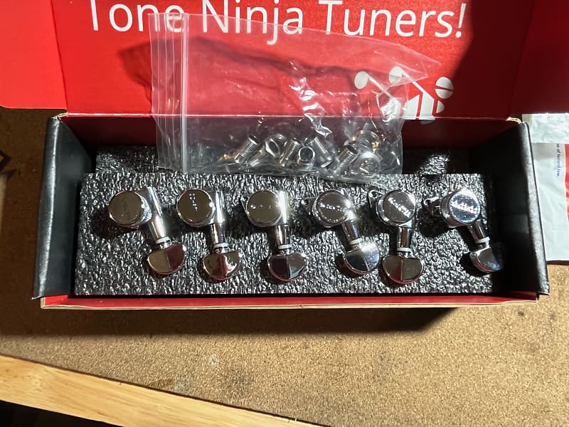 Schecter 6 inline locking tuners 20222024 chrome Reverb