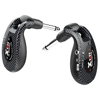 Xvive U2 Digital Rechargeable Wireless System Electric Guitar Live Stage Carbon image 1