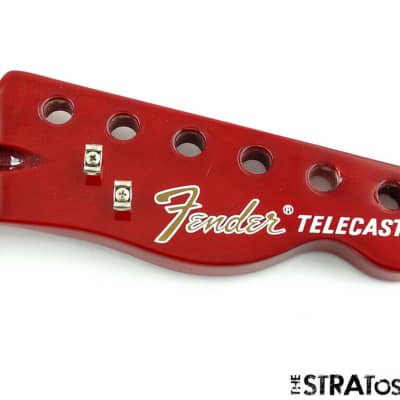 Fender JA-90 Jim Adkins Thinline Tele BODY + NECK Telecaster Crimson Trans Ash image 6