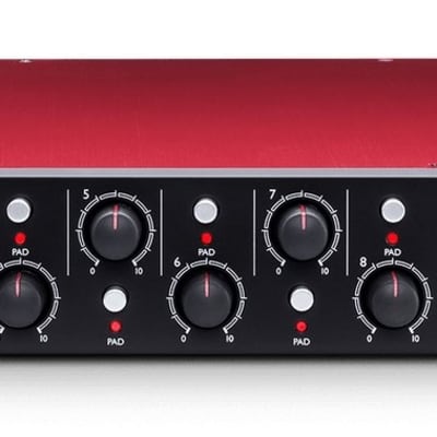 Focusrite SCARLETT-OCTO-RST-AG 8-Channel Microphone Preamp with ADAT Inputs, 24/192 A/D image 1