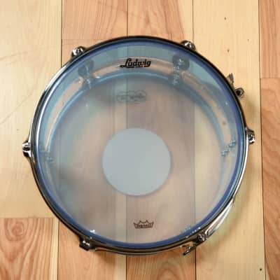 Ludwig Vistalite 13/16/22 3pc. Drum Kit Blue/Clear/Blue Limited Edition image 7