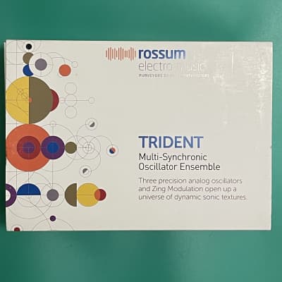 Rossum Electro-Music Trident Multi-Synchronic Oscillator Ensemble Eurorack Module 2019 - 2021 - Silver image 4