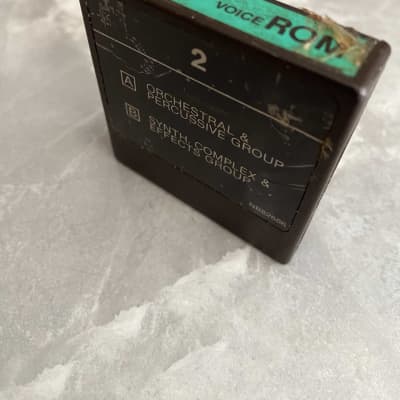 Yamaha DX7 Voice Rom Data Cartridge #2. 1986