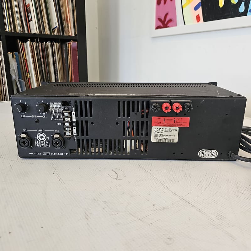 【良品】QSC USA400 真空管パワーアンプ 良品】QSC USA400 真空管パワーアンプ