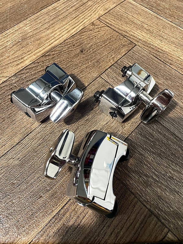 Pearl Vision Floor Tom Drum Leg Holders Hardware Mounts x3 Reverb