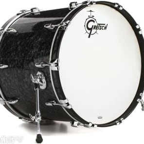 Gretsch Drums Brooklyn GB-E8246 4-piece Shell Pack - Deep Black Marine Pearl image 11