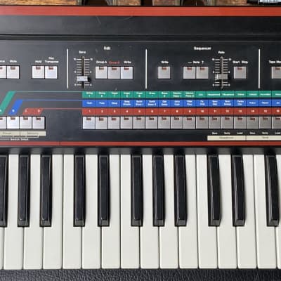 JX-3P 61-Key Polyphonic Synthesizer with PG-200 Programmer and flight case.