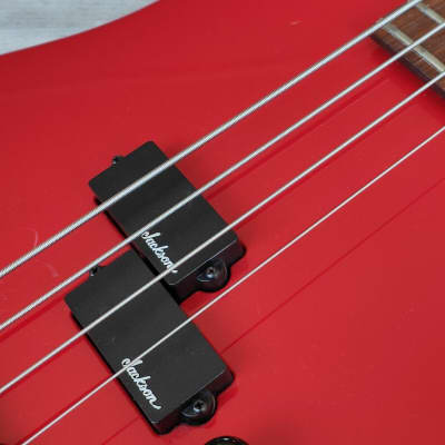 1985 Charvel Jackson Japan Model 2B PJ Bass (Red) image 4