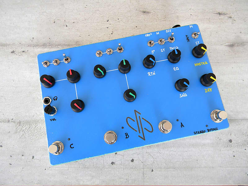 dpFX Pedals 3Loop Parallel STEREO Blender / FX Loop Reverb