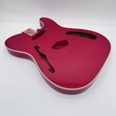 Hoodoo Telecaster Thinline Double Bound Alder Body Light New HTB4101 image 3