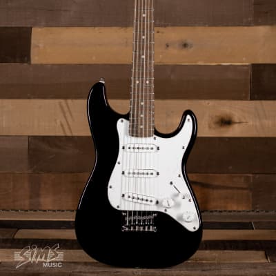 Squier Mini Stratocaster, Laurel FB, Black image 3