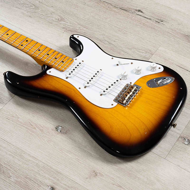 Fender Custom Shop Eric Clapton Stratocaster Journeyman Relic Guitar, Sunburst image 1