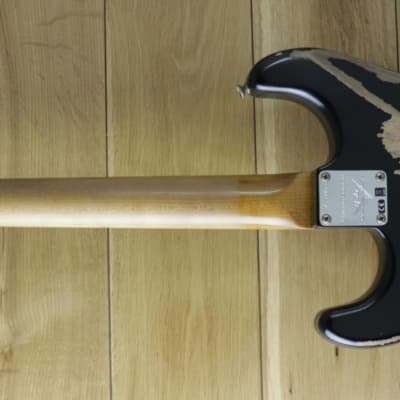 Fender Custom Shop 61 Strat Heavy Relic, Black CZ558463 image 2