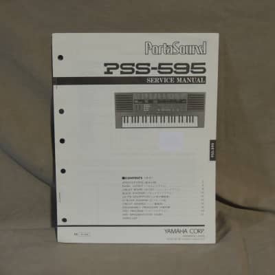 Yamaha PortaSound PSS-595 Service Manual [Three Wave Music]