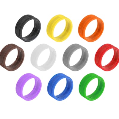 SuperFlex GOLD SFC-BAND-MULTI-10PK Colored ID Rings - 1 EACH OF TEN COLORS image 5