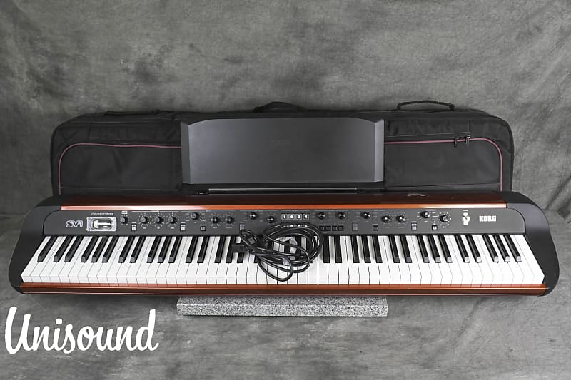 KORG SV1-88 keys Stage RED Colored Vintage Synthesizer in | Reverb