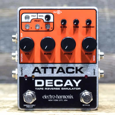 ギター Electro-Harmonix ATTACK DECAY Attack Decay | Tape Reverse Simulator - Electro-Harmonix