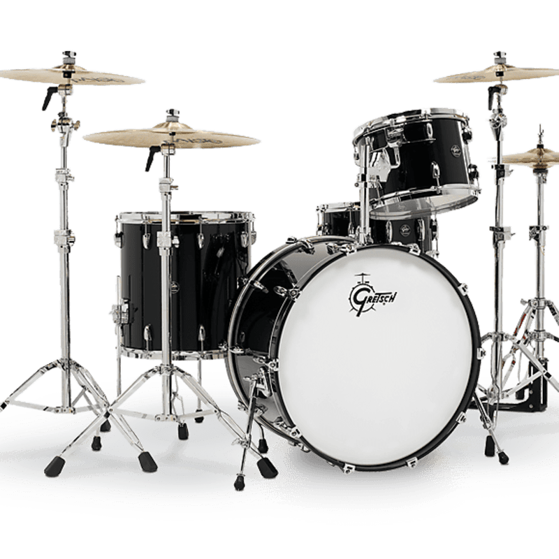 Photos - Acoustic Drum Set Gretsch Renown RN2-R644-PB Piano Black 4pc Drum Kit Pi... Piano Bl 