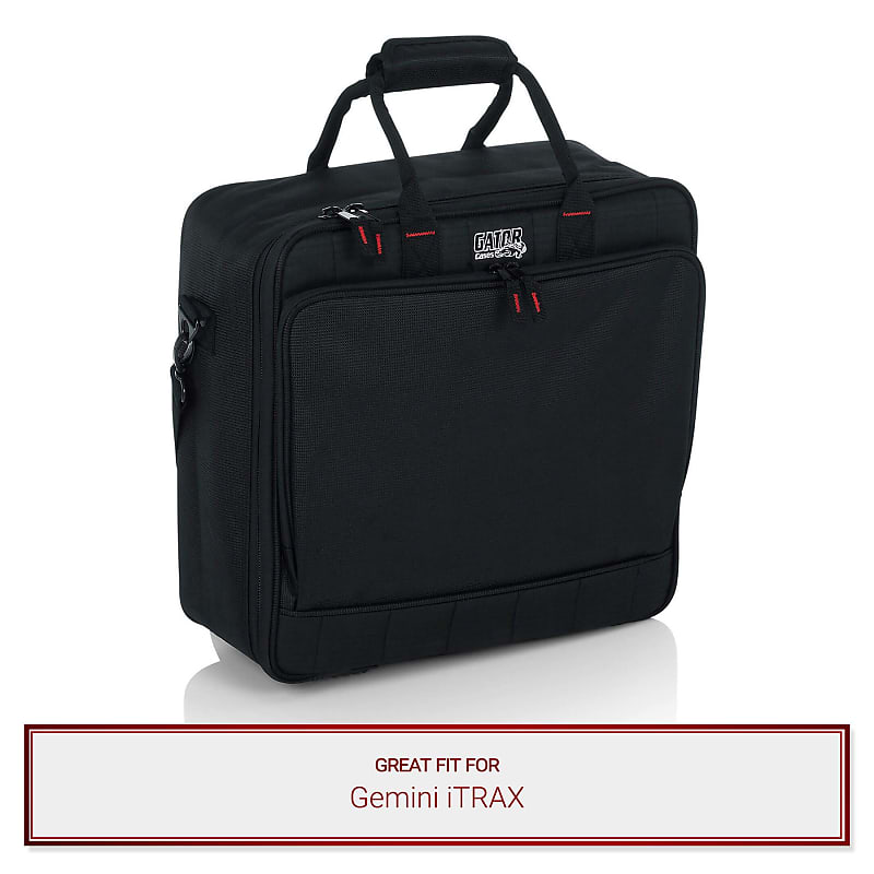Gator Cases Padded Equipment Bag fits Gemini iTRAX DJ Mixers Reverb